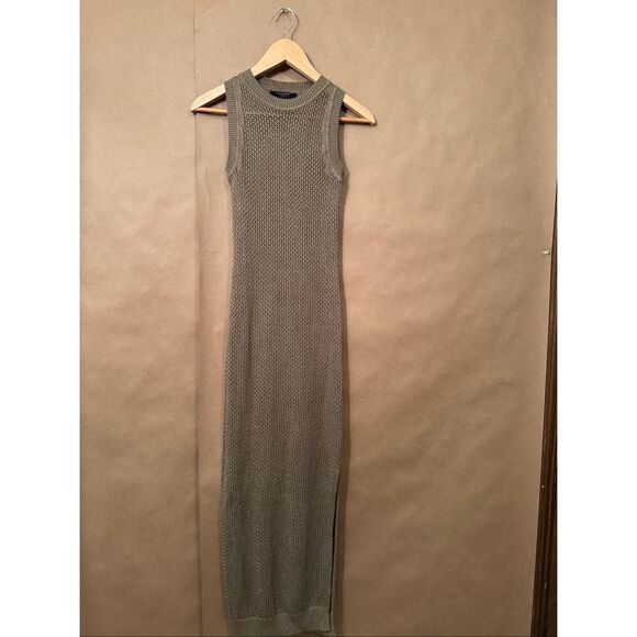 All Saints Miro Open Stitch Maxi 2-1 Dress - Picture 6 of 15